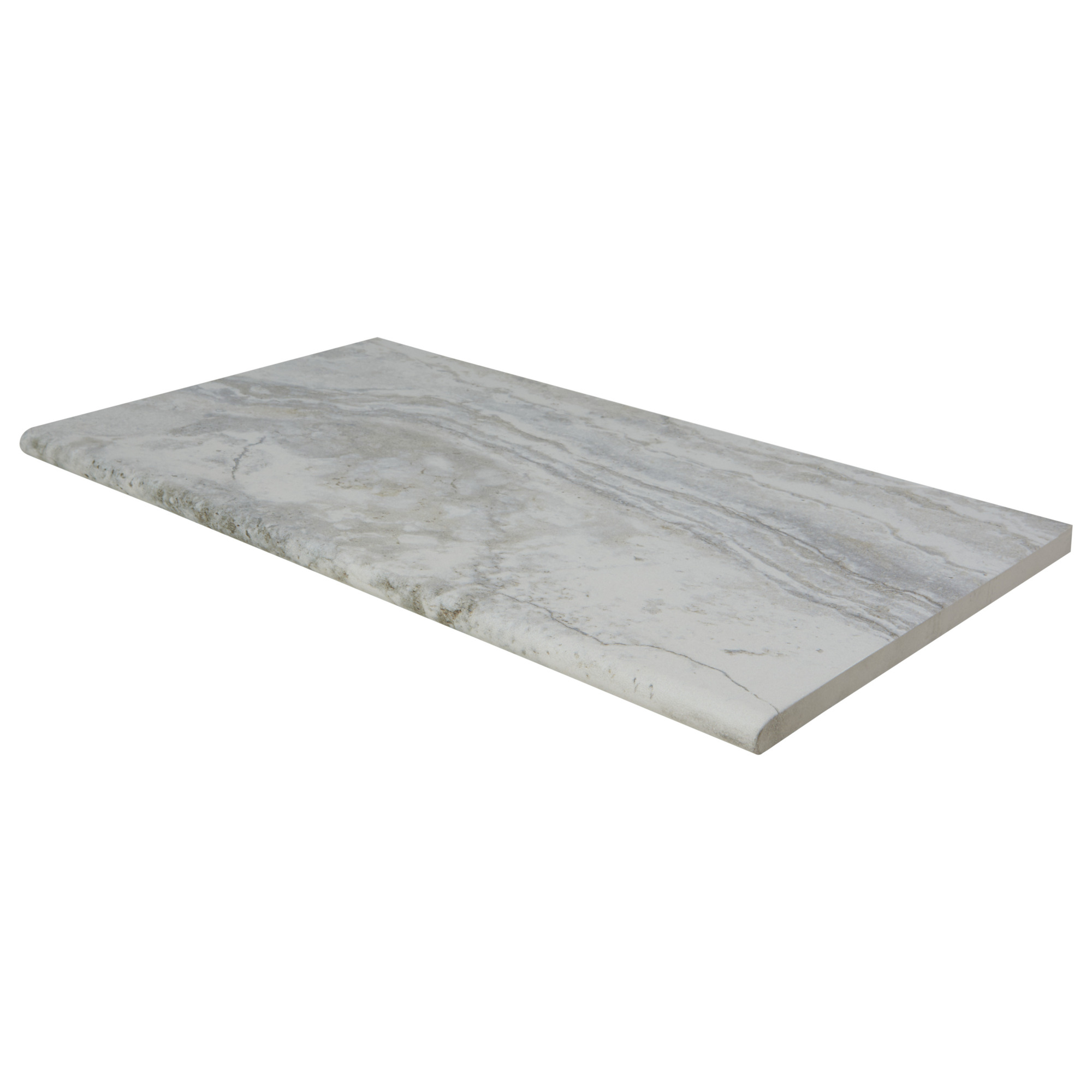 Ackland Velaro Glazed Porcelain Pool Coping — 13in. x 24in., Taupe, Model# NTE-LSC-001